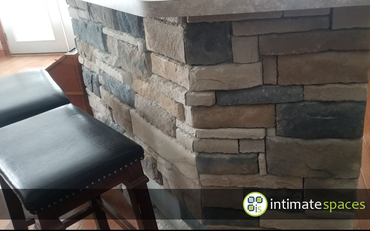 Indoor Project: Fireplace and bar reno