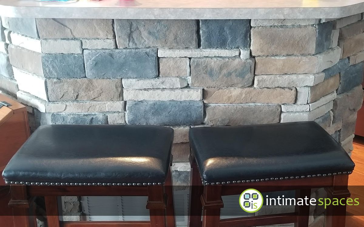 Indoor Project: Fireplace and bar reno