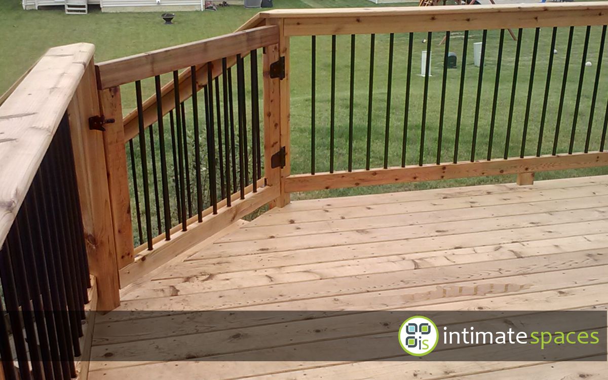 Outdoor Project: Patio, cedar deck, arbor. landscape