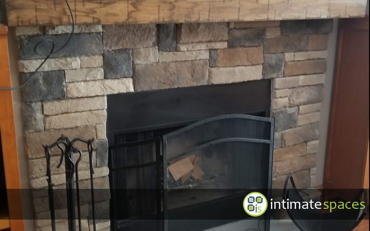 Indoor Project: Fireplace and bar reno