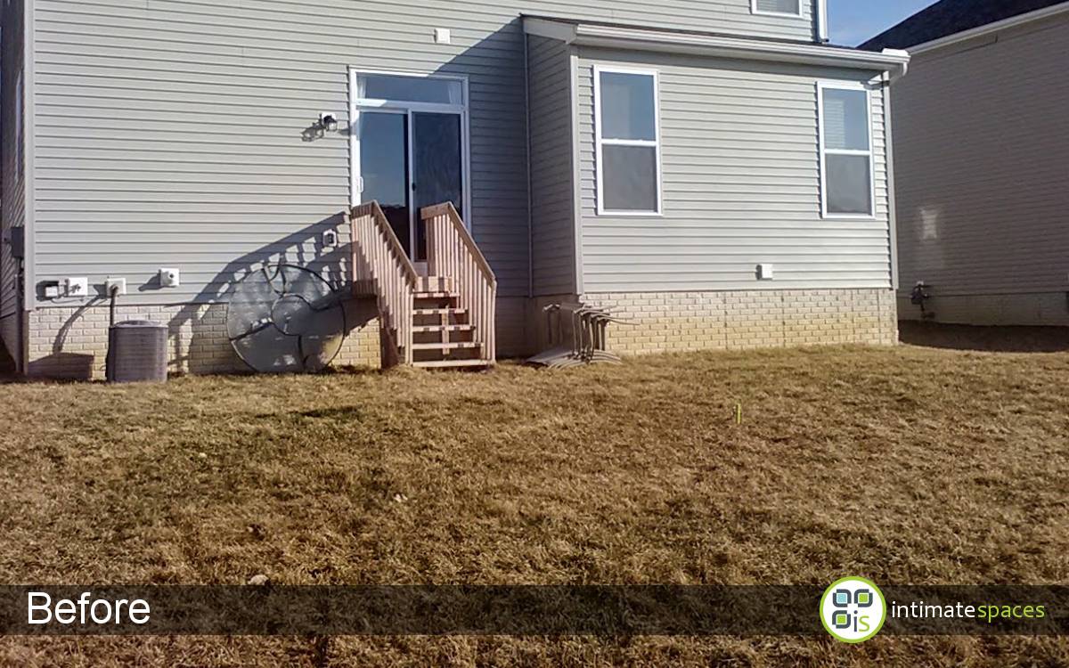 Outdoor Project: Patio, cedar deck, arbor. landscape