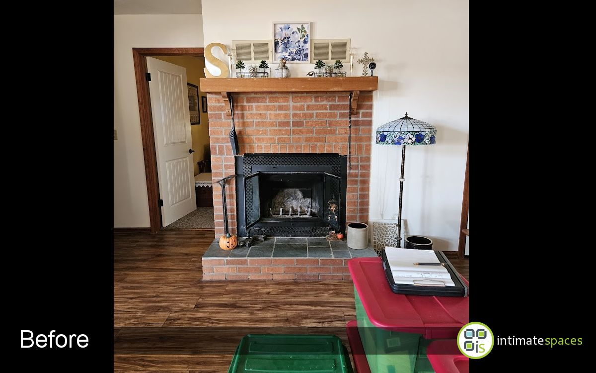 Indoor Project: electric fireplace remodel