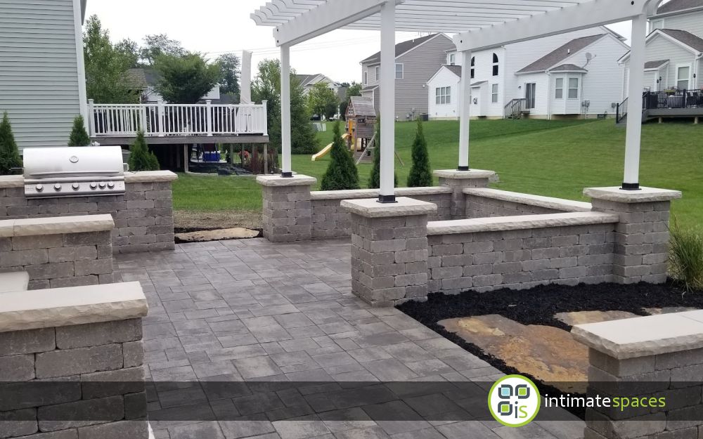 Outdoor Project: Patio, grill island, pergola, arbor