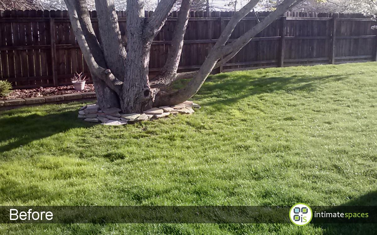 Outdoor Project: Stone patio, floating deck, fire pit