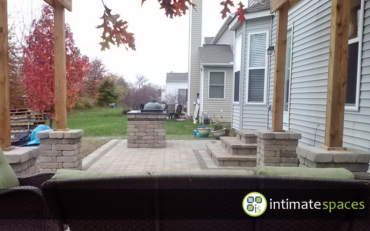 Outdoor Project: Patio, bar, grill island, cedar pergola