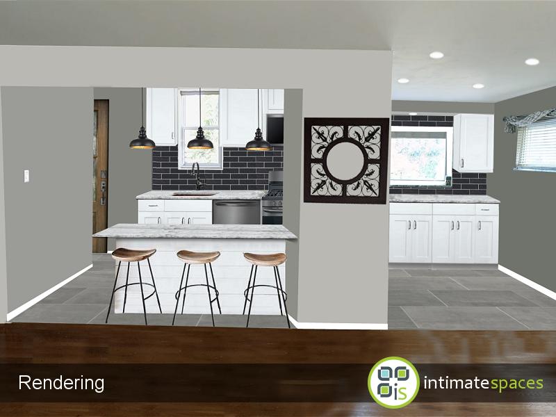 intimate spaces design studio kitchen after 3d rendering